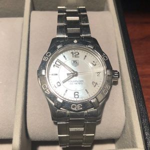 EUC Tag Heuer Lady Aquaracer Mother of Pearl Dial